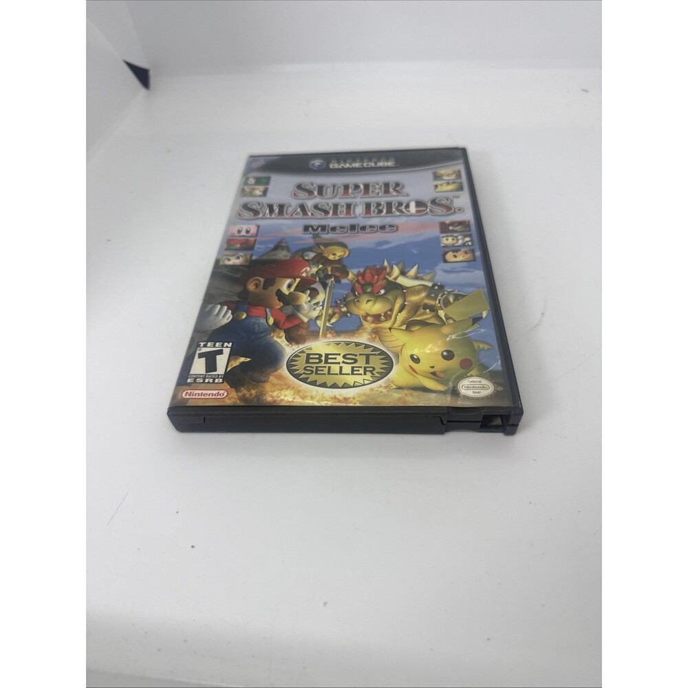 Super Smash Bros. Melee Nintendo GameCube w/ case + manual - CIB and tested